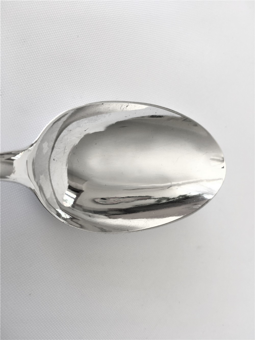 A rare George II small silver tablespoon View VIII