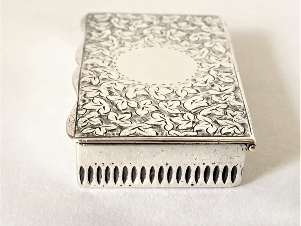 A rare Victorian silver vesta box View II