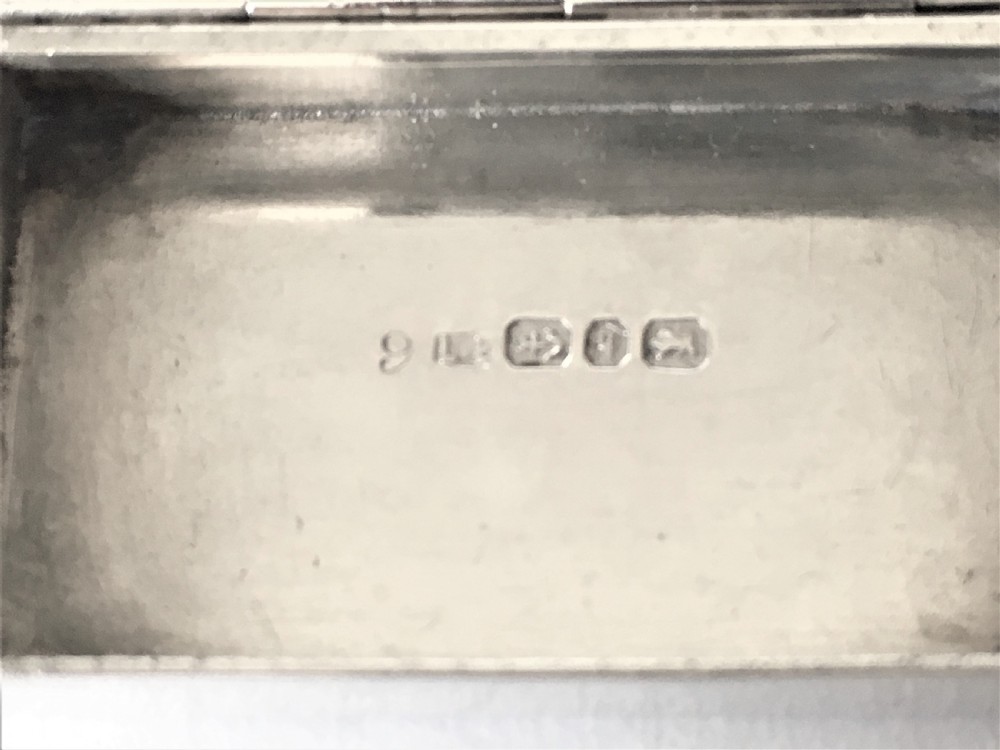 A rare Victorian silver vesta box View V