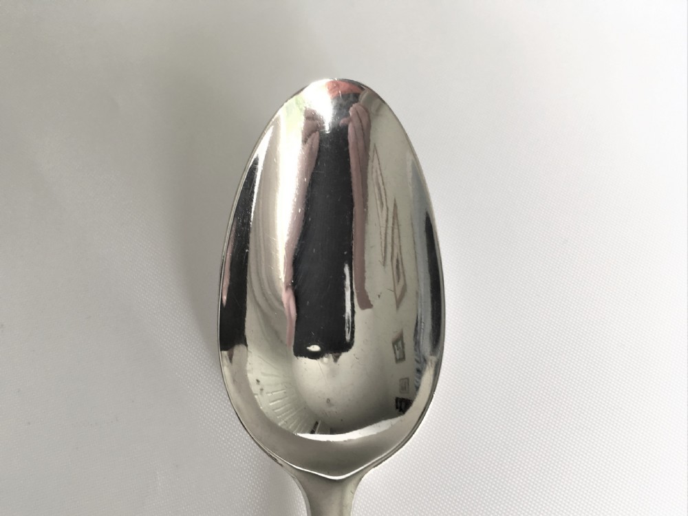 A duty dodge 18th Century silver tablespoon View III