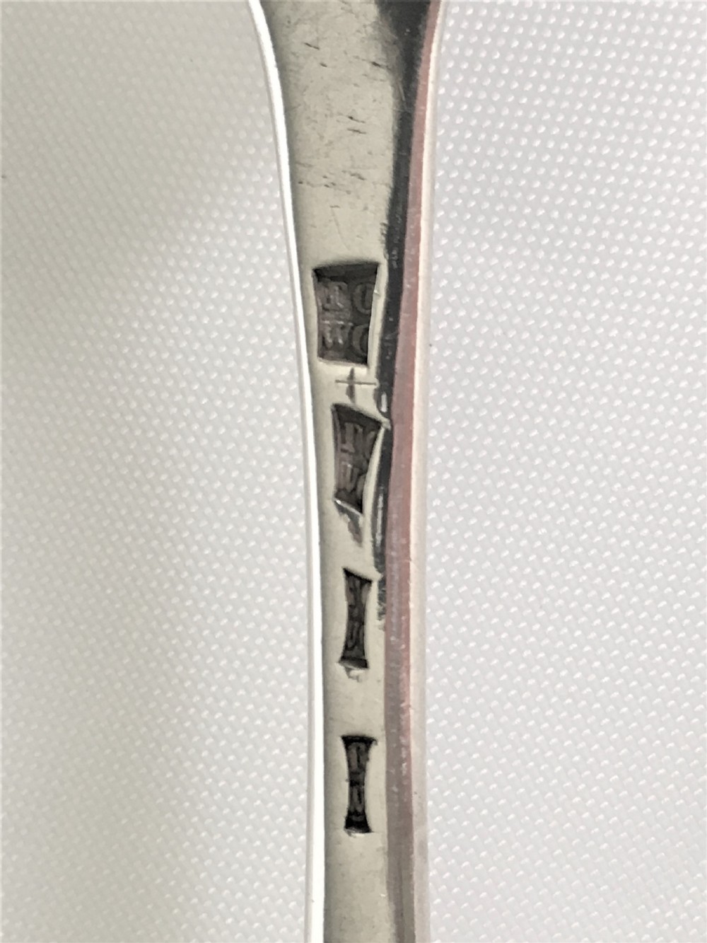 A duty dodge 18th Century silver tablespoon View V
