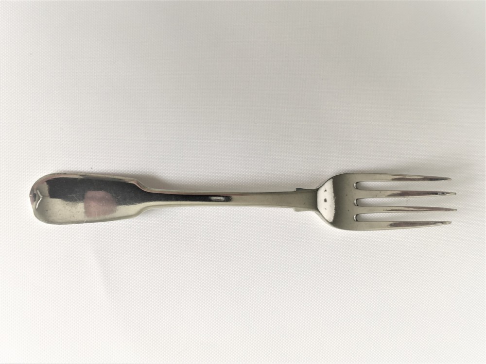 A collectable Irish silver oyster fork View II