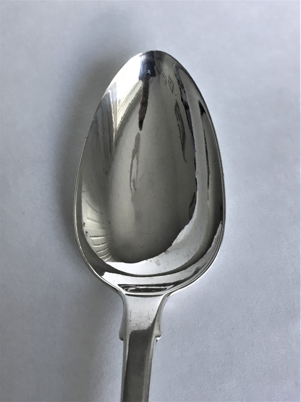 A large Georgian silver serving/tablespoon View III