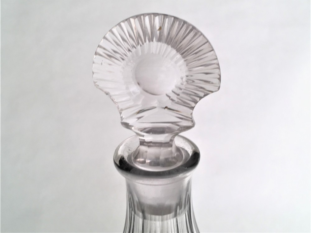 A splendid 18th Century cut glass spirit decanter View IV