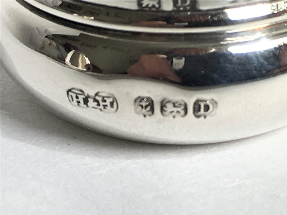 A pair of 'his & hers' silver pill boxes View III