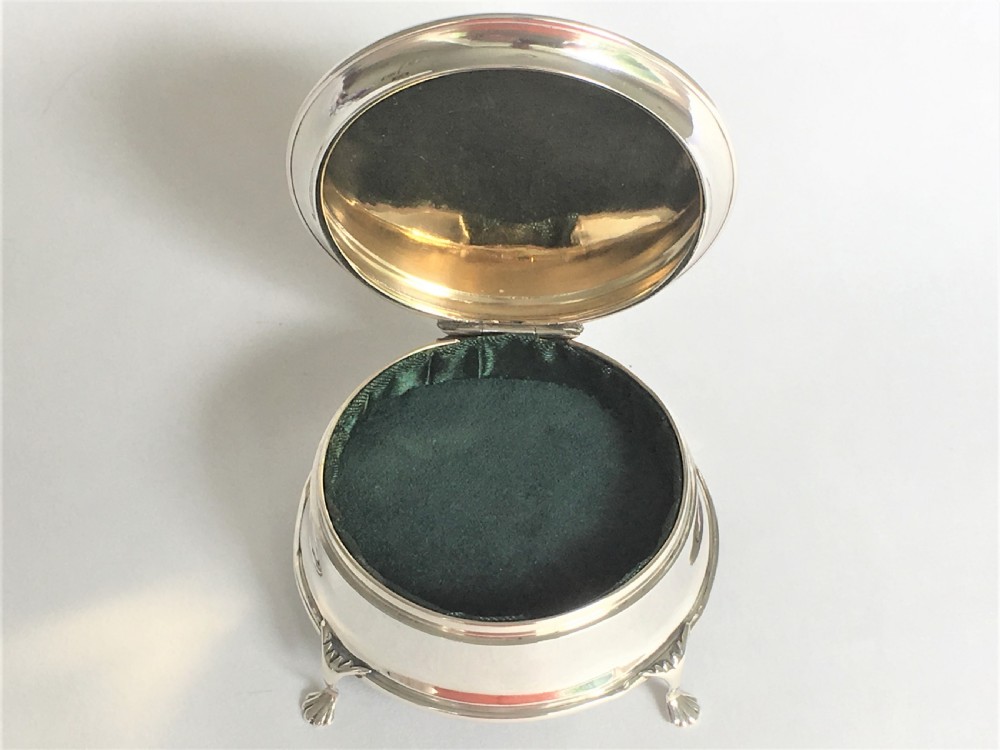 A stylish silver trinket box View VI
