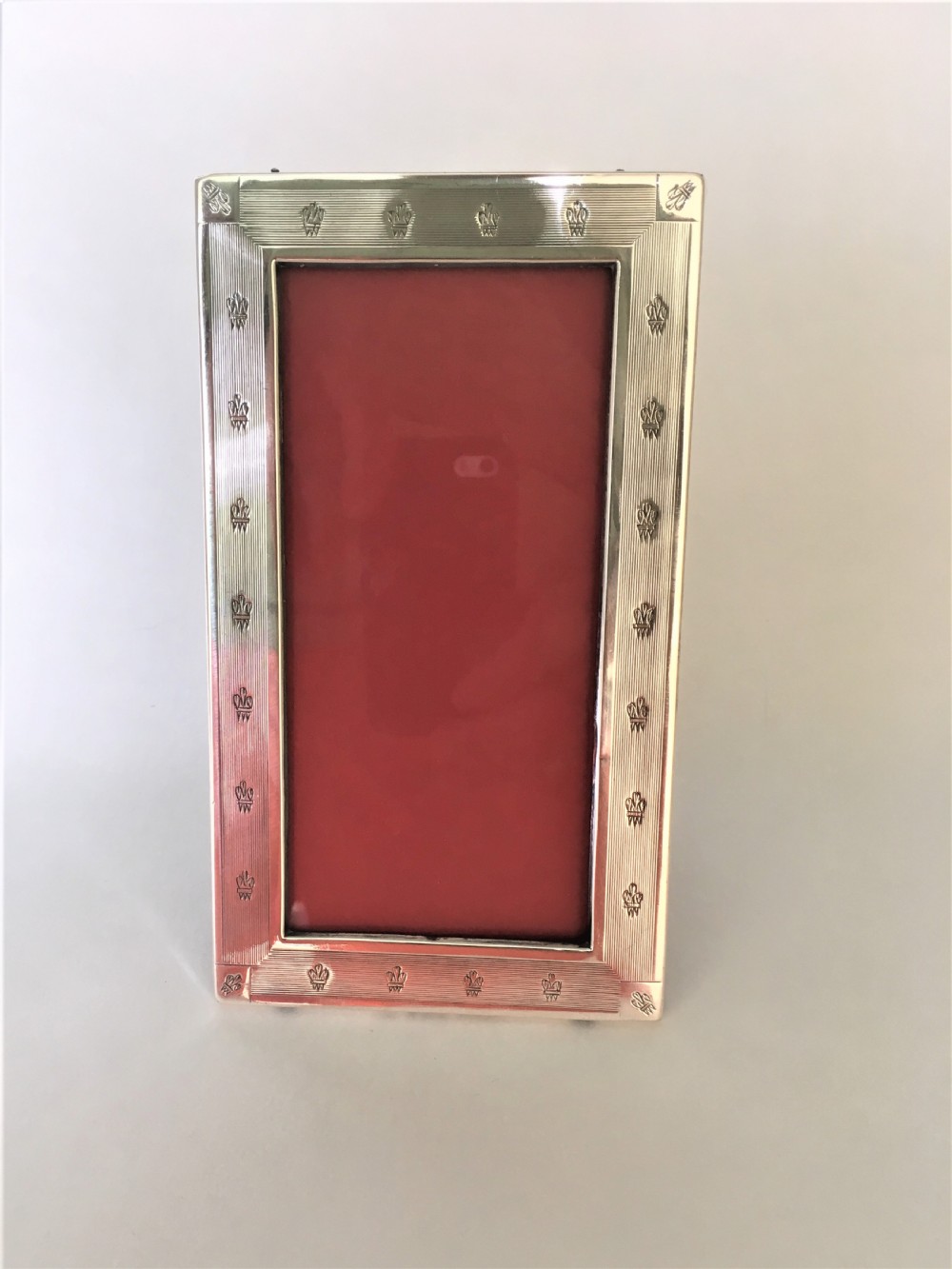 A gorgeous Edwardian silver photo frame