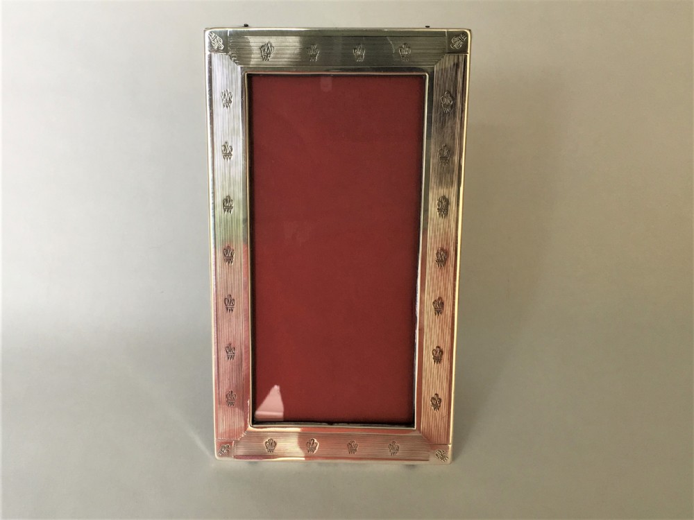 A gorgeous Edwardian silver photo frame View III