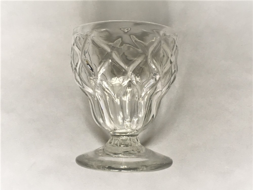 An 18th Century honeycomb Monteith or bonnet glass View IV