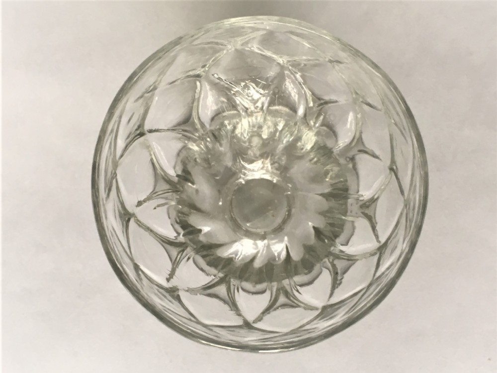 An 18th Century honeycomb Monteith or bonnet glass View V