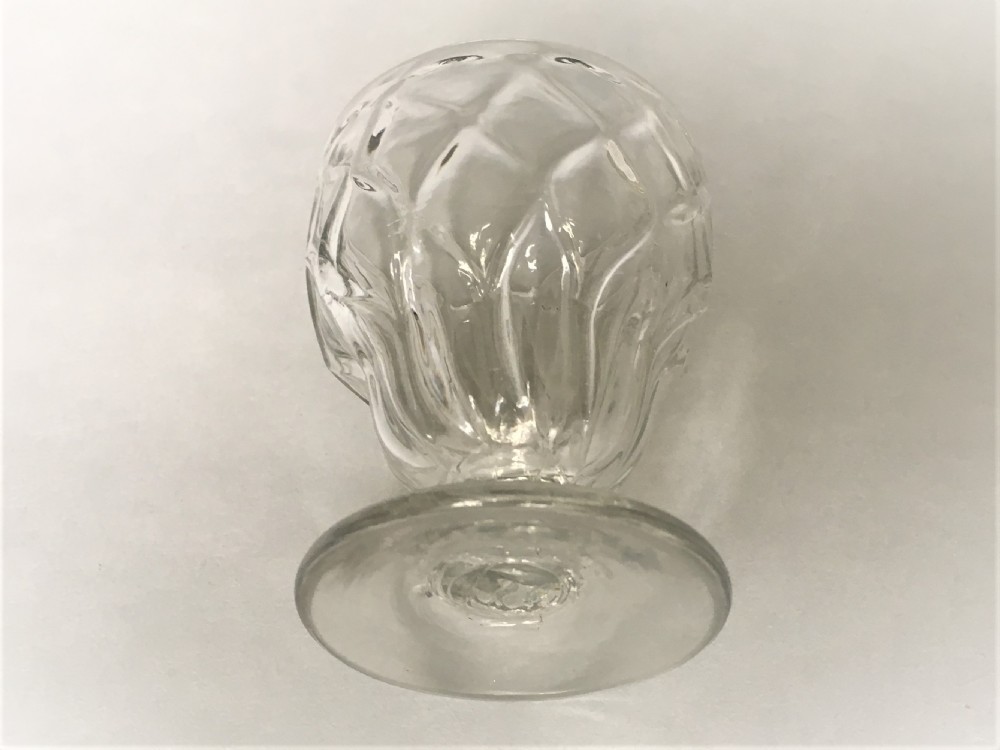 An 18th Century honeycomb Monteith or bonnet glass View VI