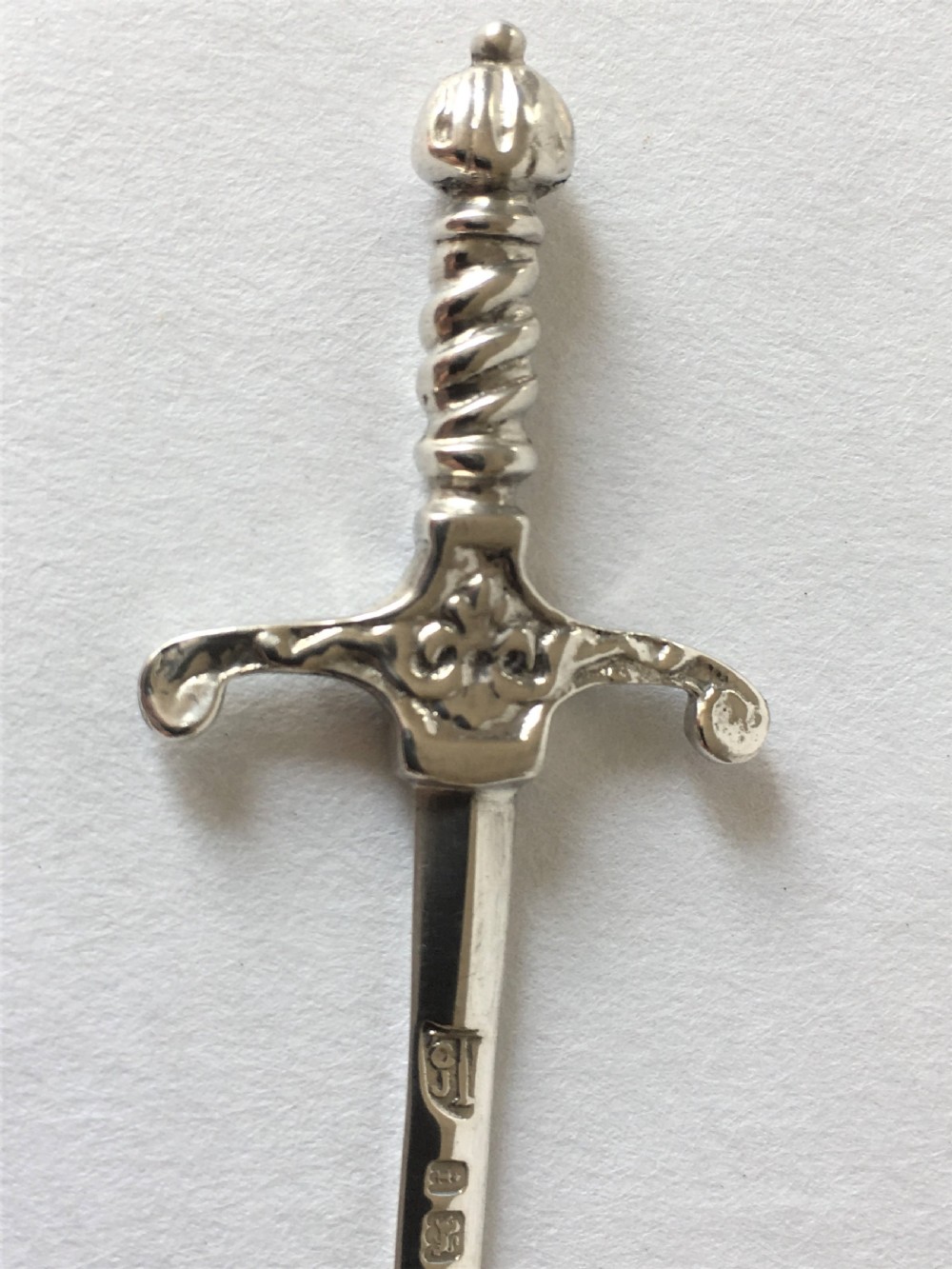 A lovely novelty silver bookmark/letter opener View III