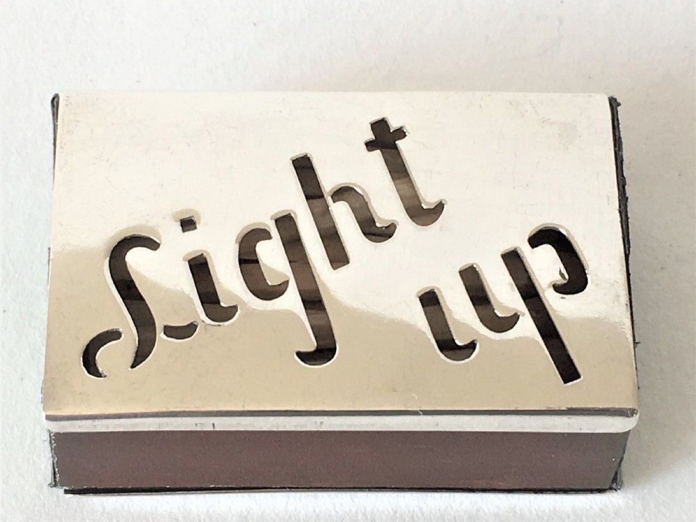 A novelty Chester silver match box holder View V
