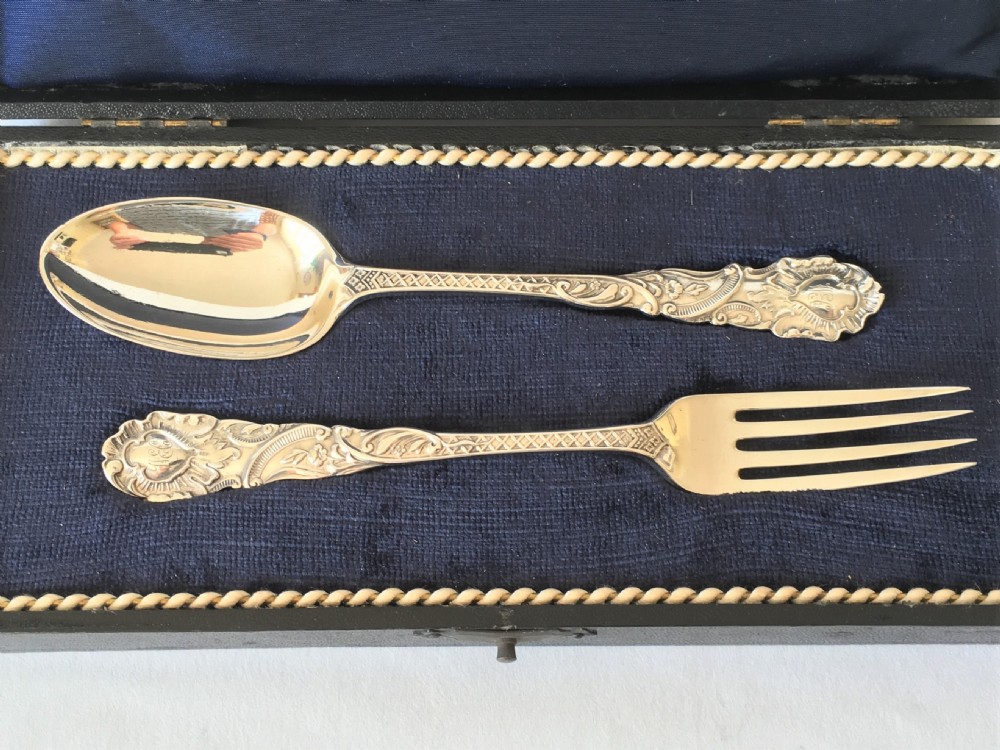 A Victorian silver two piece Christening set View III