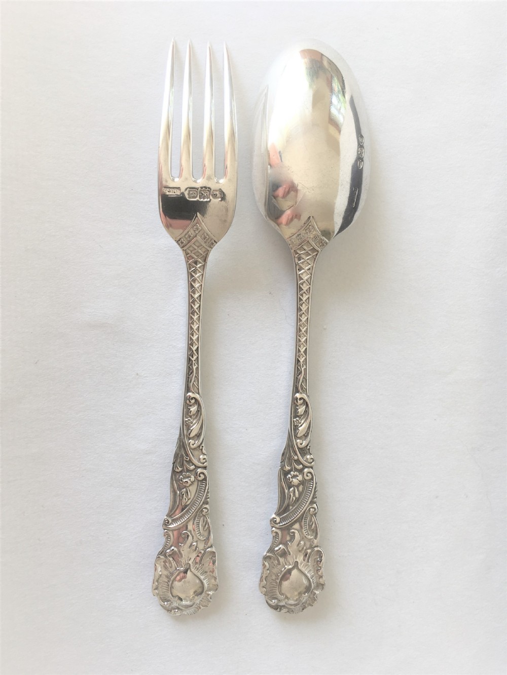 A Victorian silver two piece Christening set View VI