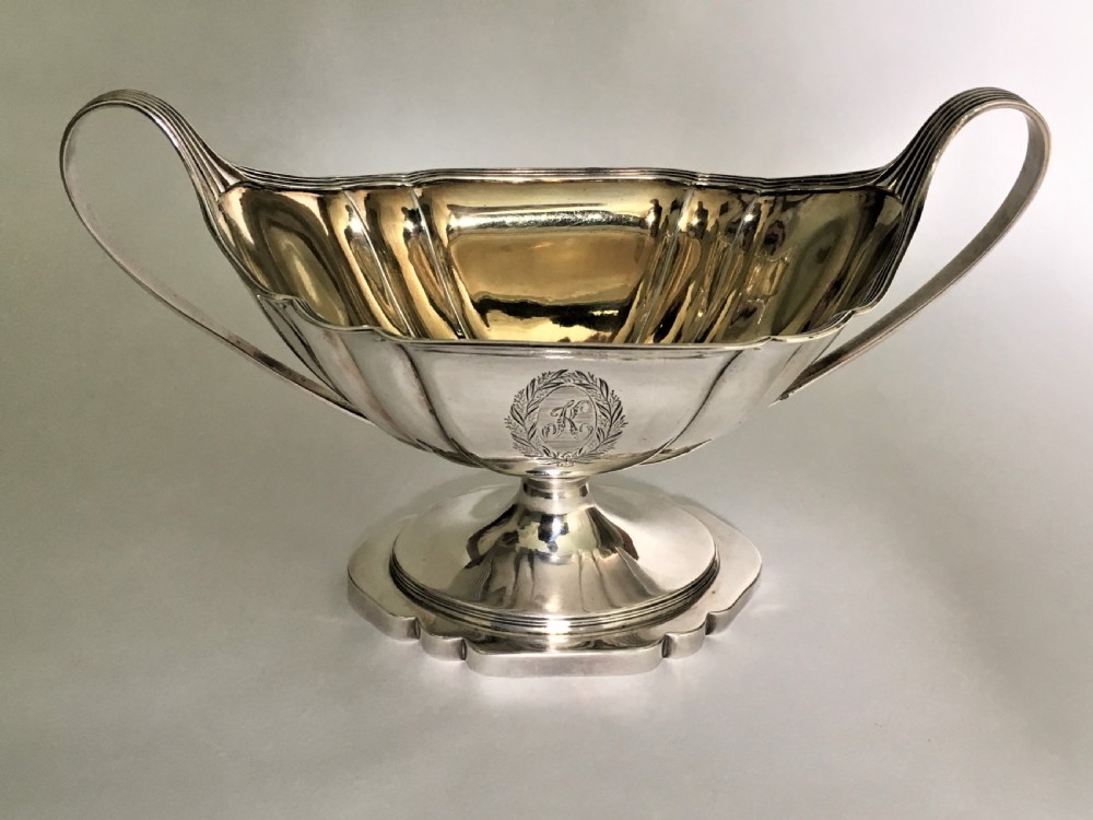 A superb 18th Century large silver bowl View II