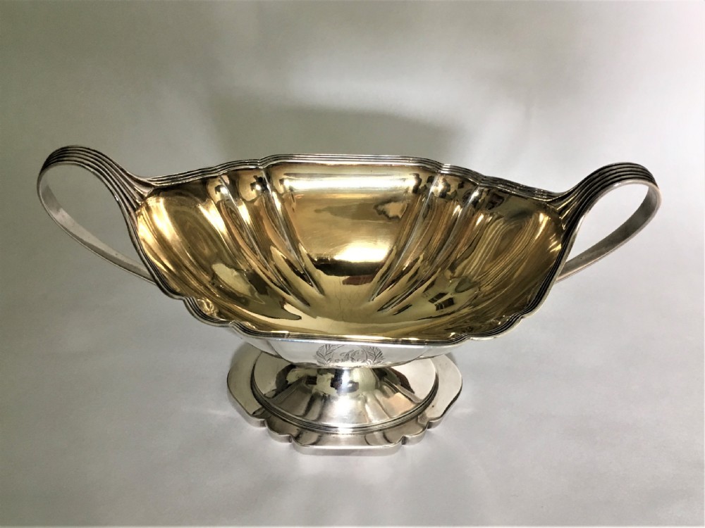 A superb 18th Century large silver bowl View III