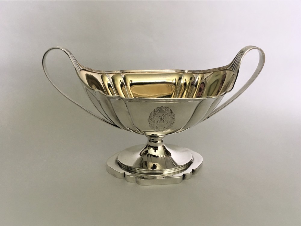 A superb 18th Century large silver bowl
