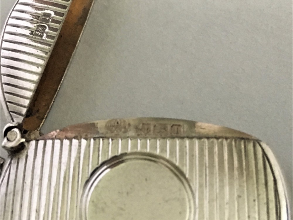 A rare Edwardian silver circular vesta View IV