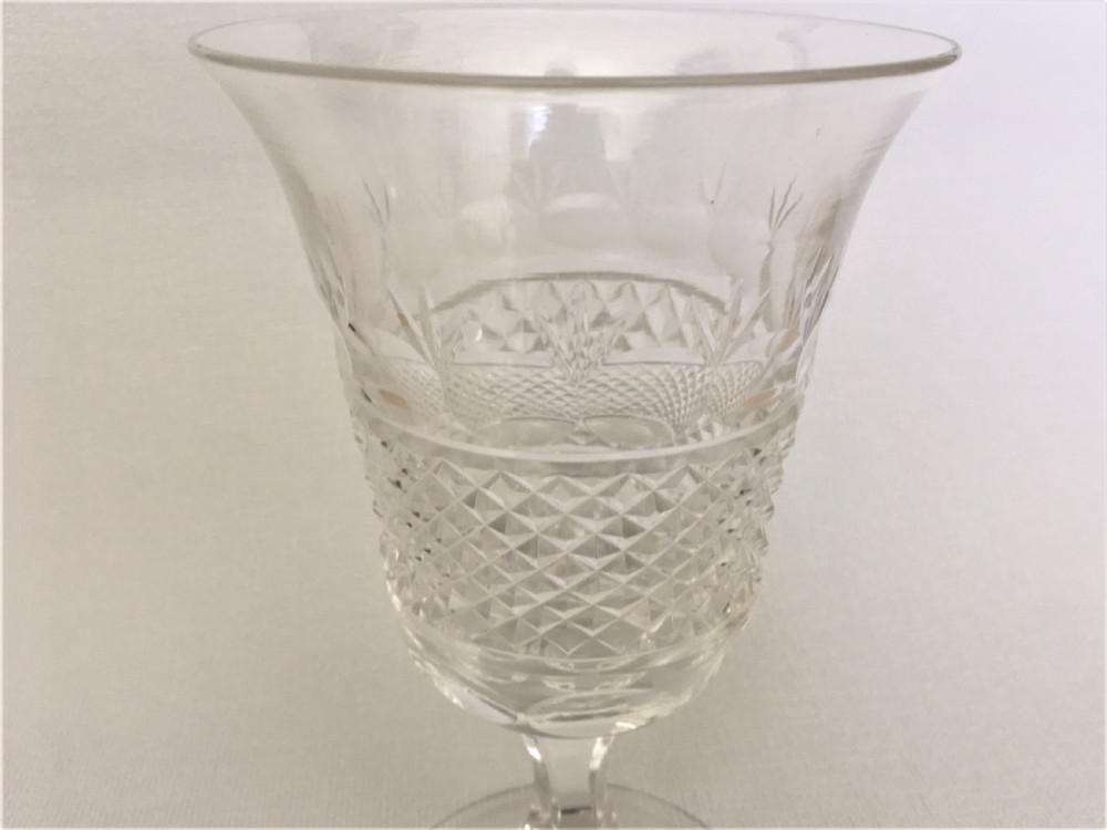 A handsome Victorian wine goblet View V