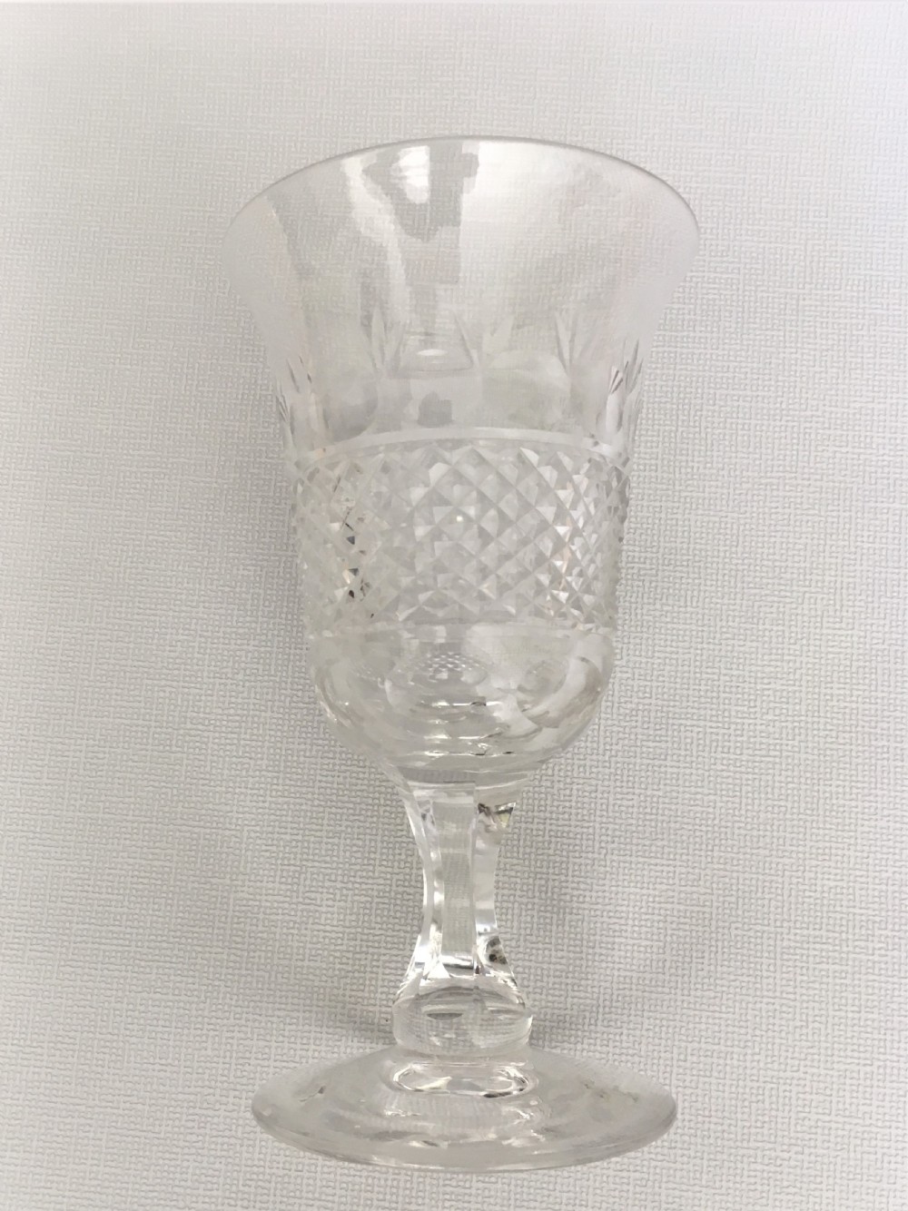 A handsome Victorian wine goblet View VI