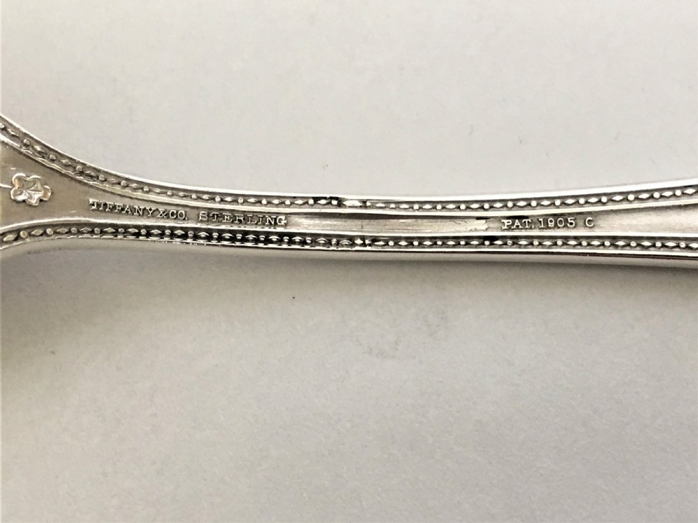 A fabulous Tiffany silver gilt stilton scoop View VII