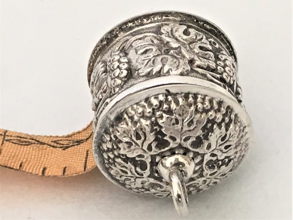 A rare Georgian silver tape measure View II