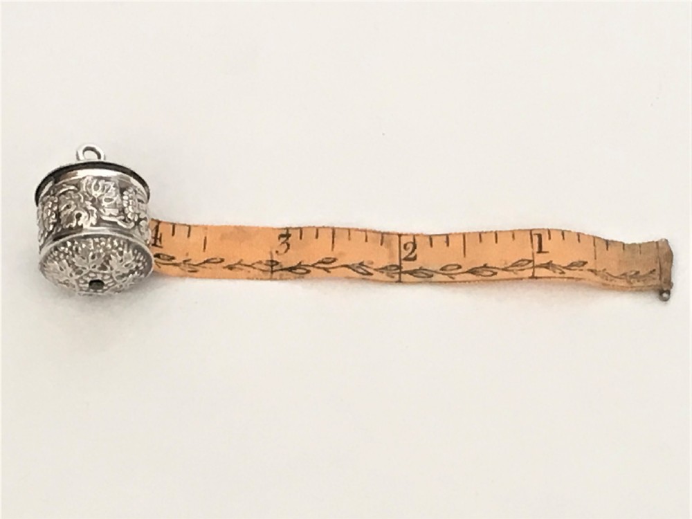 A rare Georgian silver tape measure View IV