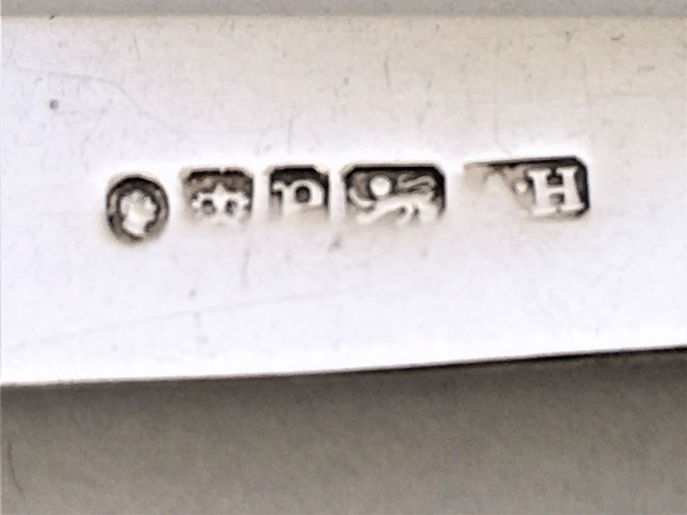 A handsome silver & mother-of-pearl letter opener View V