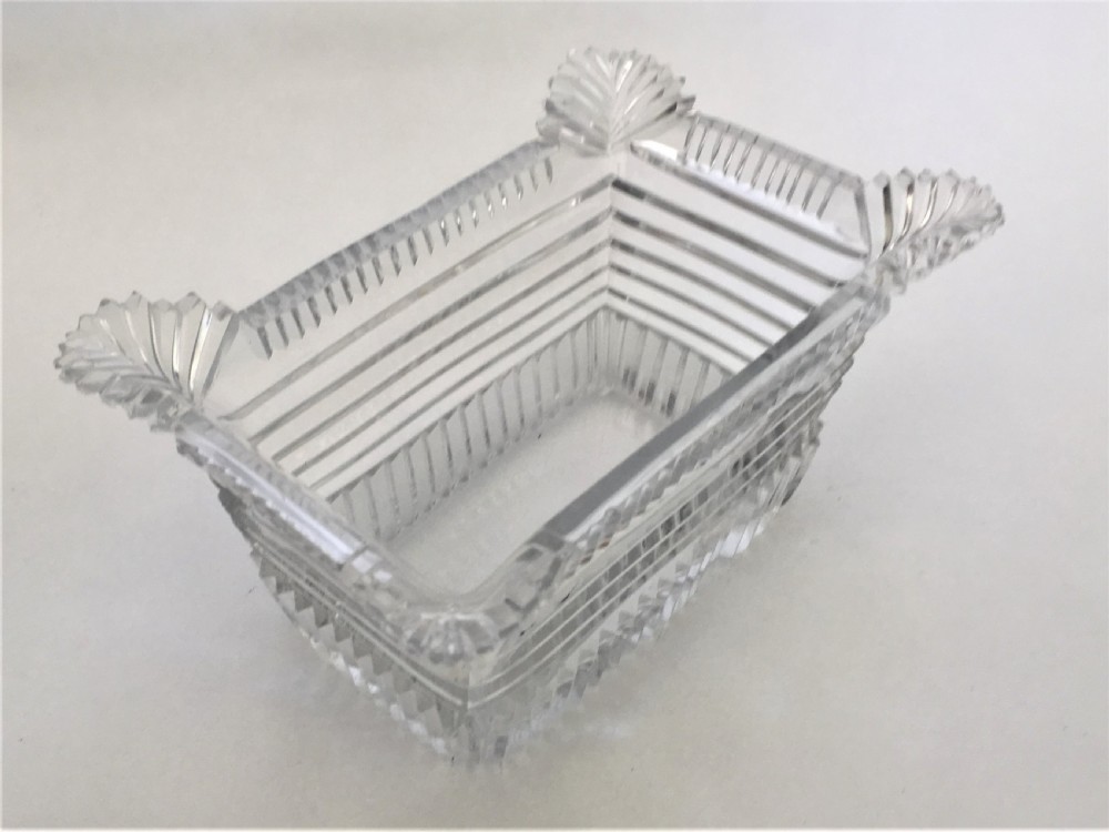 A fabulous Regency period cut glass butter dish View VII