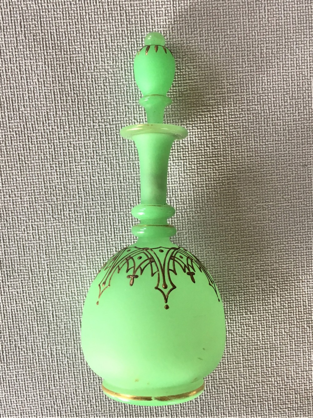 A French opaline glass scent bottle