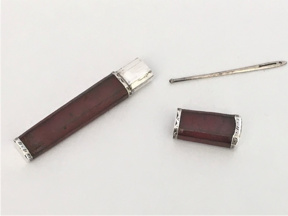 A late 18th Century silver mounted bodkin case View IV