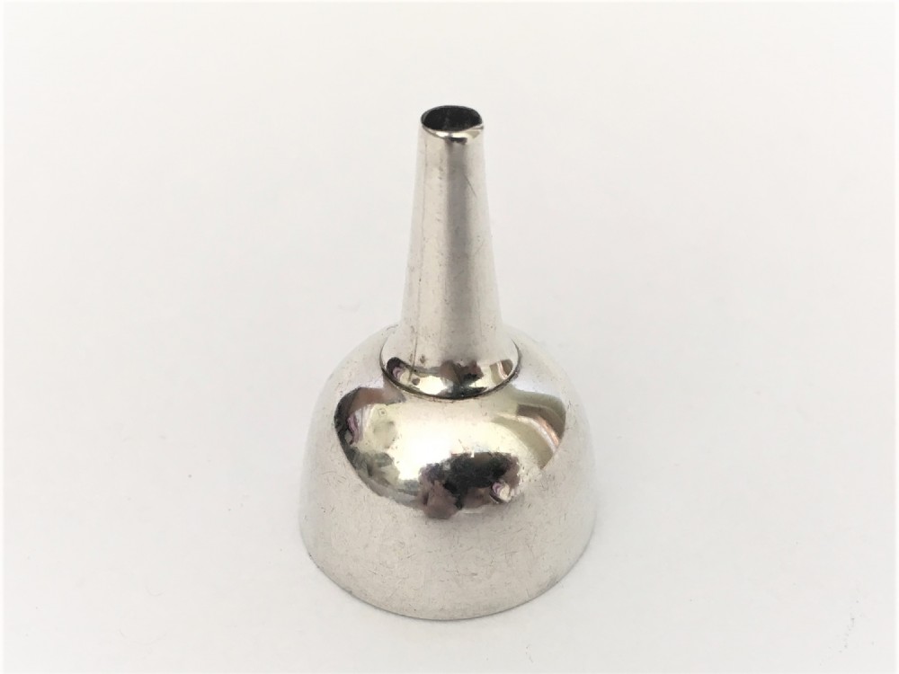 A rare Victorian silver perfume funnel