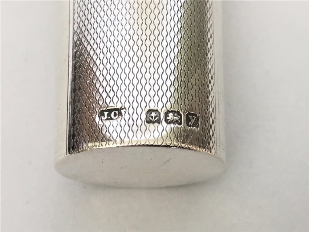 A fabulous silver cased sewing necessaire View V