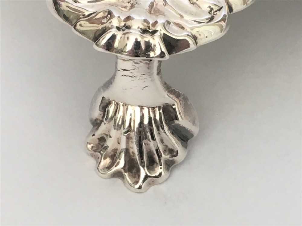 An outstanding George II silver snuffer tray View III