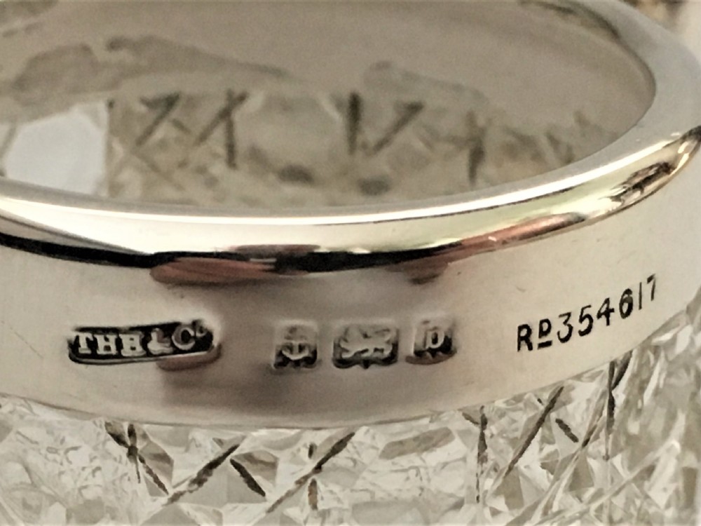 An unusual silver vesta/match striker pot View II