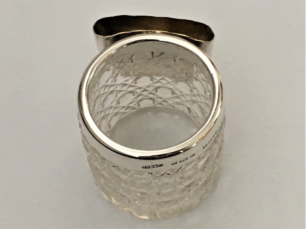 An unusual silver vesta/match striker pot View IV