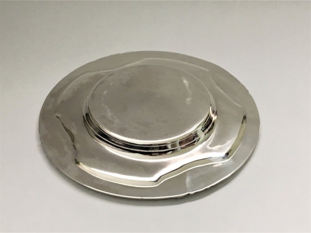 A magnificent William IV silver wine bottle/decanter coaster View V