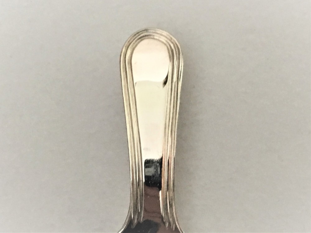An 18th Century silver gilt caddy spoon View IV