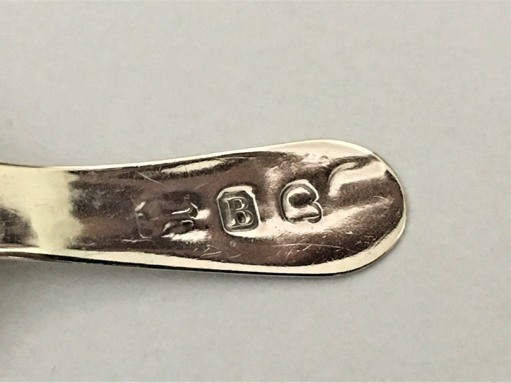 An 18th Century silver gilt caddy spoon View V