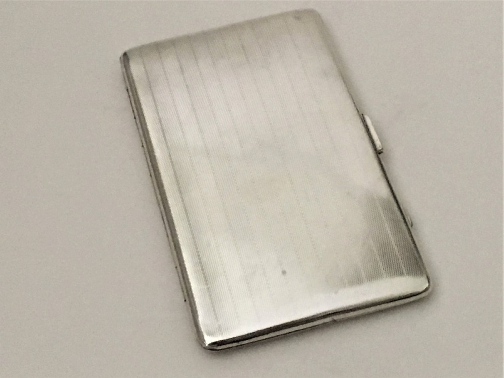 A handsome Art Deco silver card/cigarette case View III