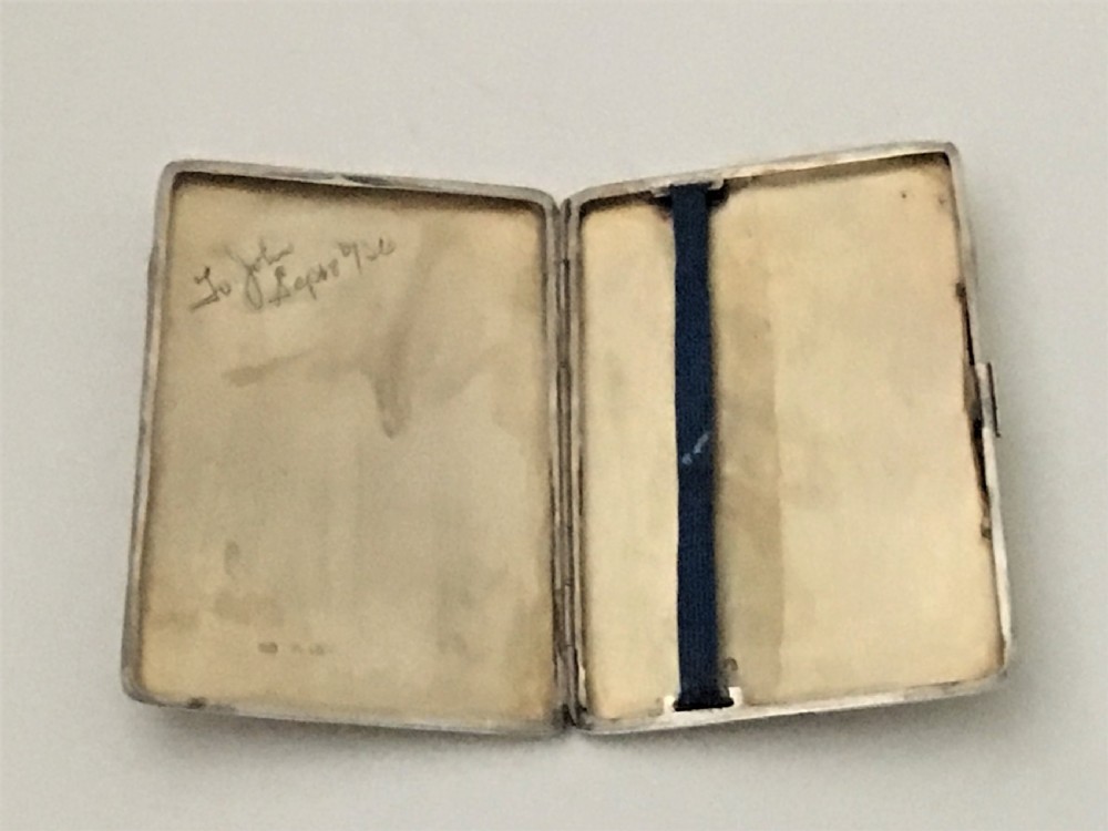 A handsome Art Deco silver card/cigarette case View IV