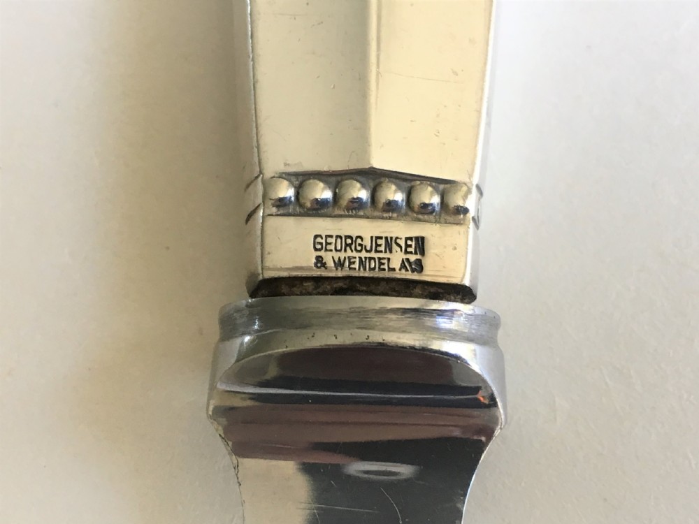 A superb Georg Jensen silver serving slice View III