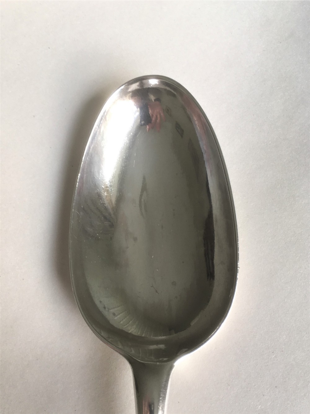 A magnificent early 18th Century hash spoon View II