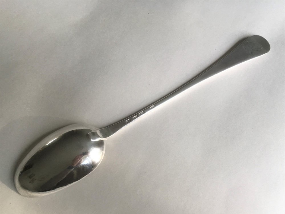 A magnificent early 18th Century hash spoon View V