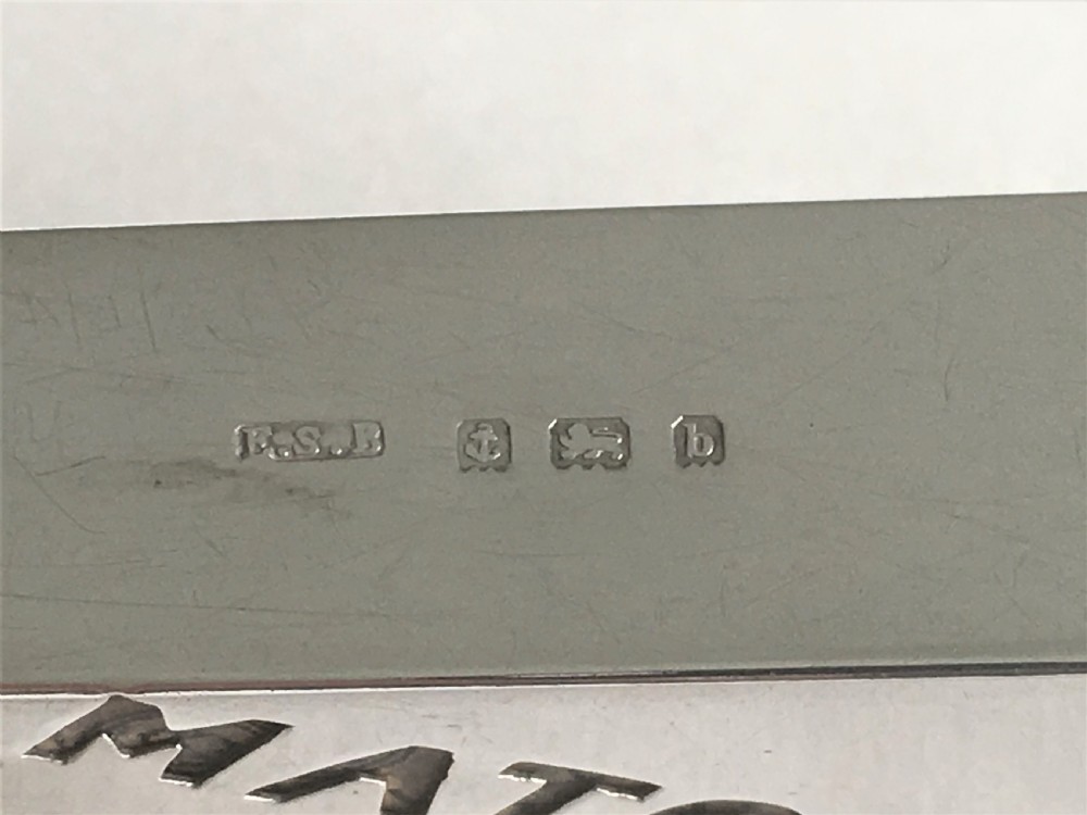 A collectable silver match box case View IV