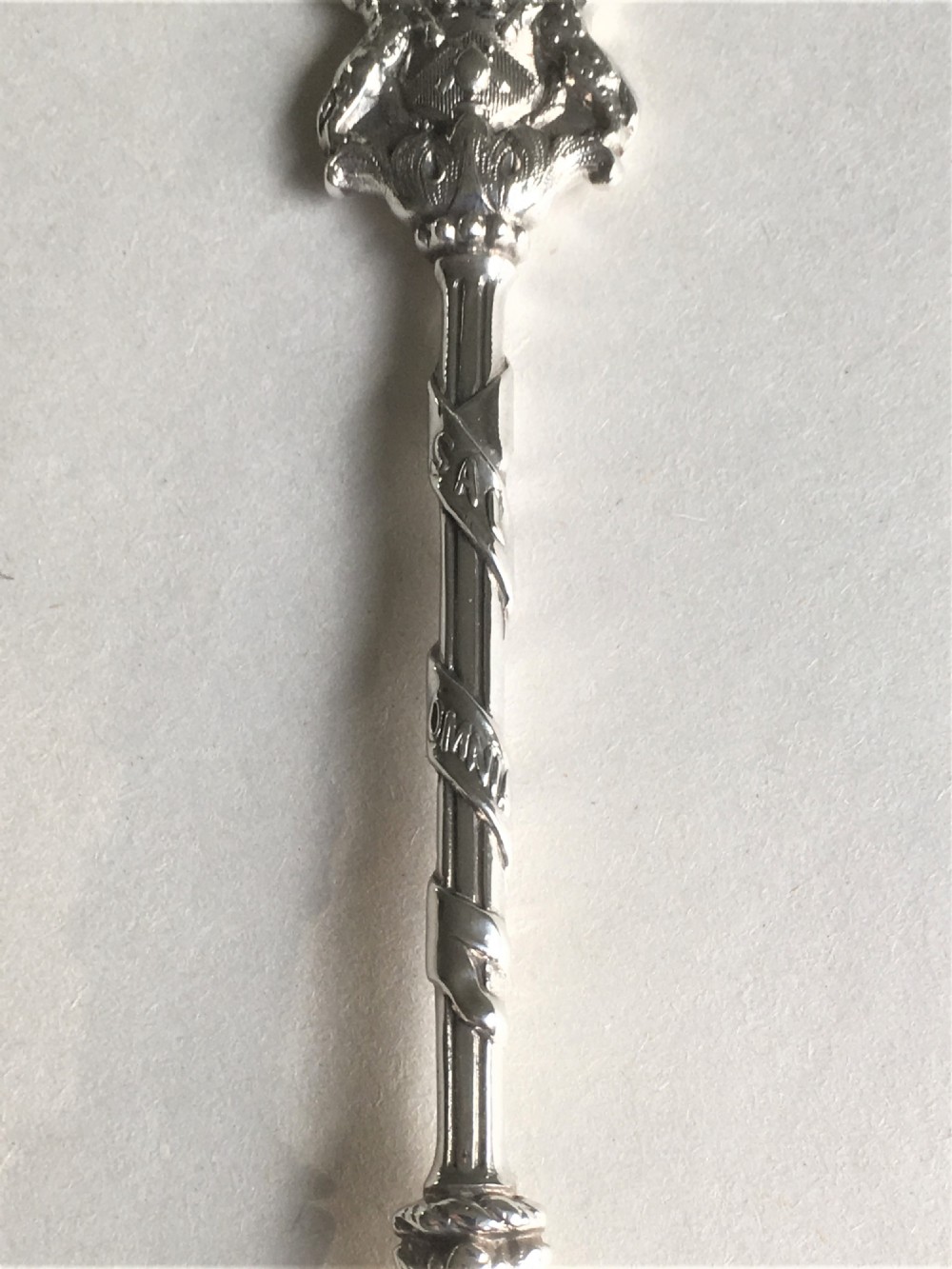 A superb cast silver 'Salters' commemoration spoon View III
