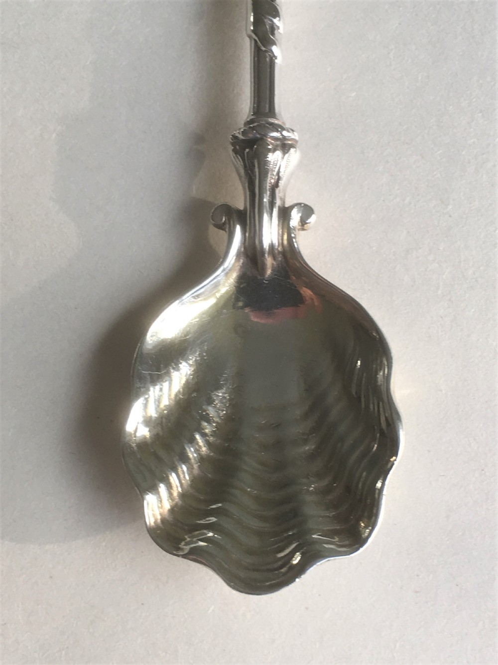 A superb cast silver 'Salters' commemoration spoon View IV