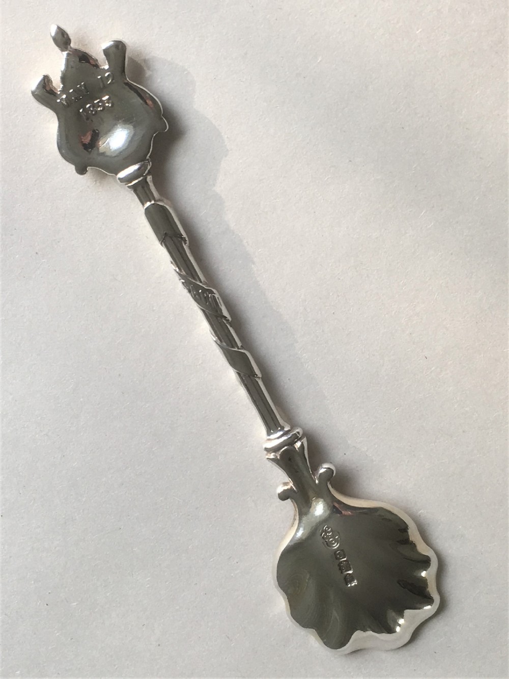 A superb cast silver 'Salters' commemoration spoon View V