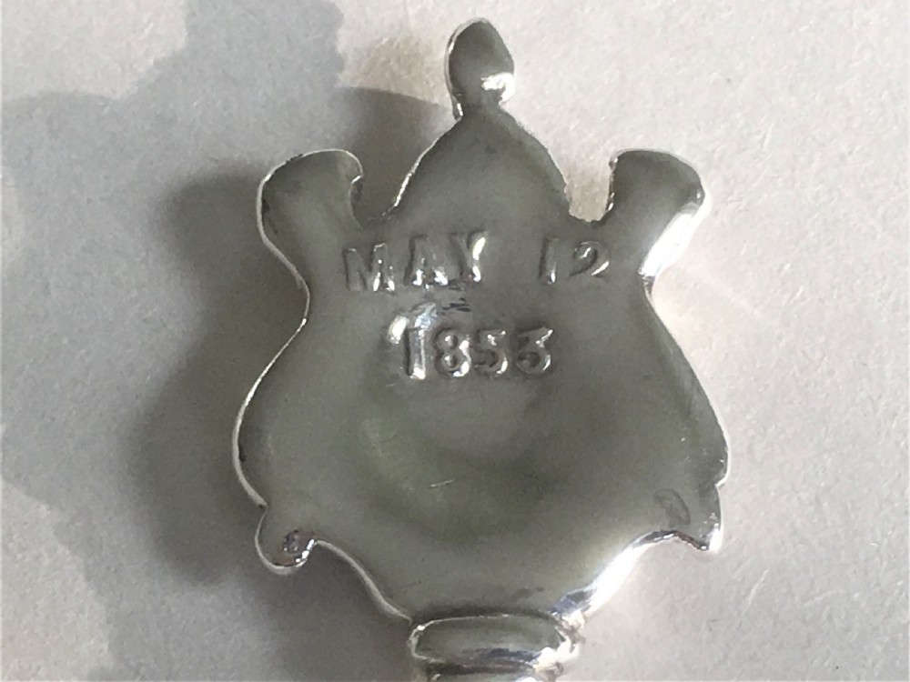 A superb cast silver 'Salters' commemoration spoon View VII